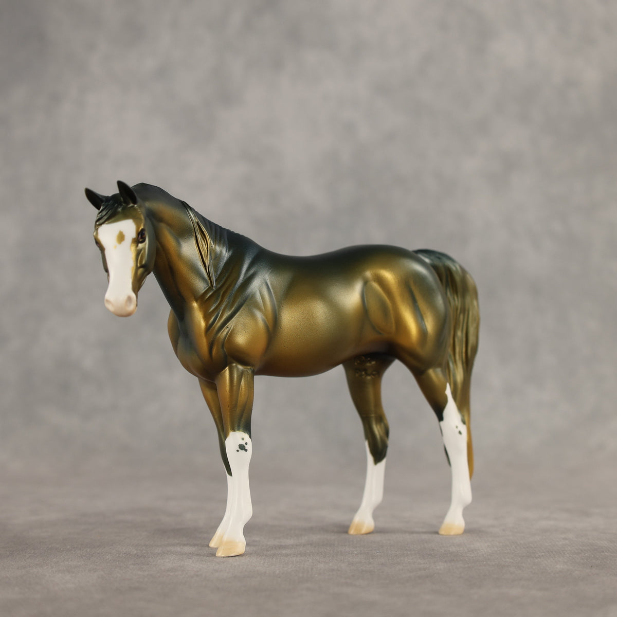 Sea Foam Lagoon OOAK Pebble Arabian Mare by Dawn Quick SHCF26