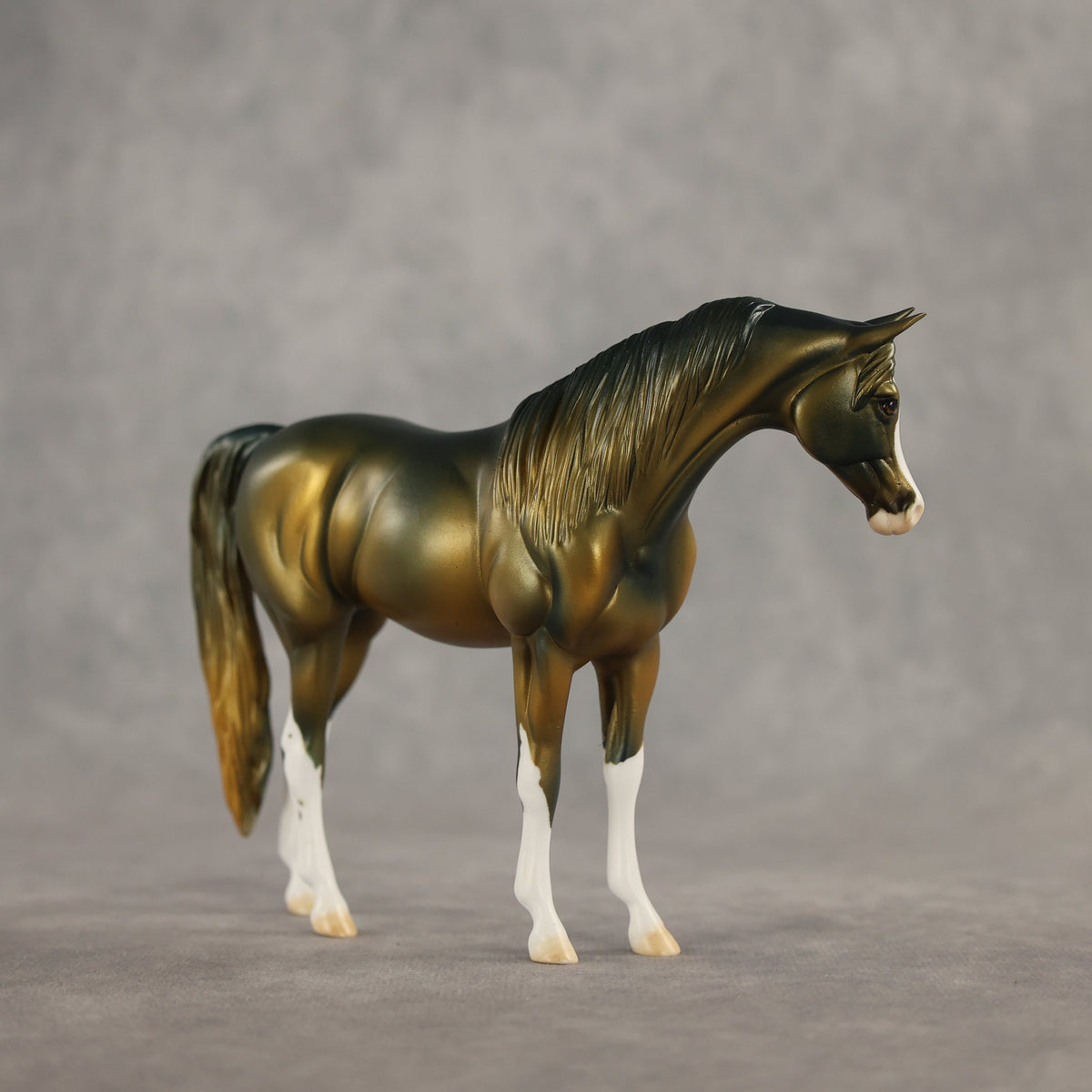 Sea Foam Lagoon OOAK Pebble Arabian Mare by Dawn Quick SHCF26