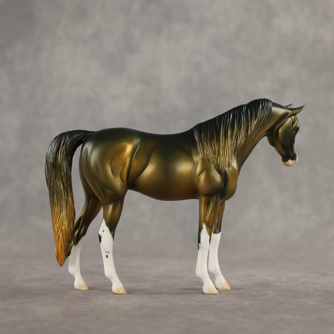 Sea Foam Lagoon OOAK Pebble Arabian Mare by Dawn Quick SHCF26