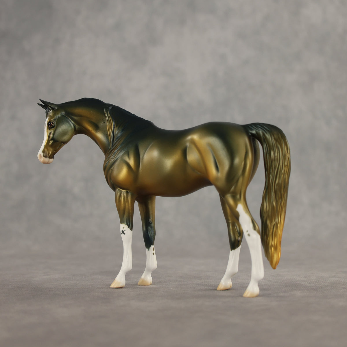 Sea Foam Lagoon OOAK Pebble Arabian Mare by Dawn Quick SHCF26