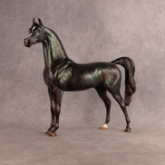 Seafoam OOAK Arabian Stallion by Julie Keim EQ26