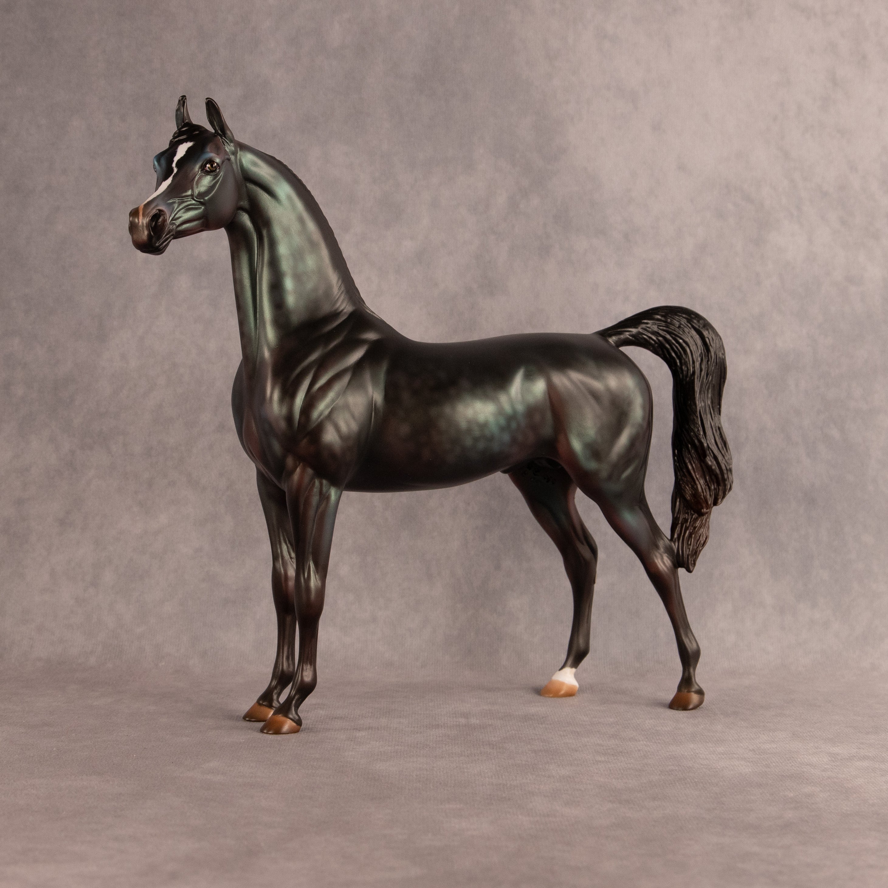 Seafoam OOAK Arabian Stallion by Julie Keim EQ26