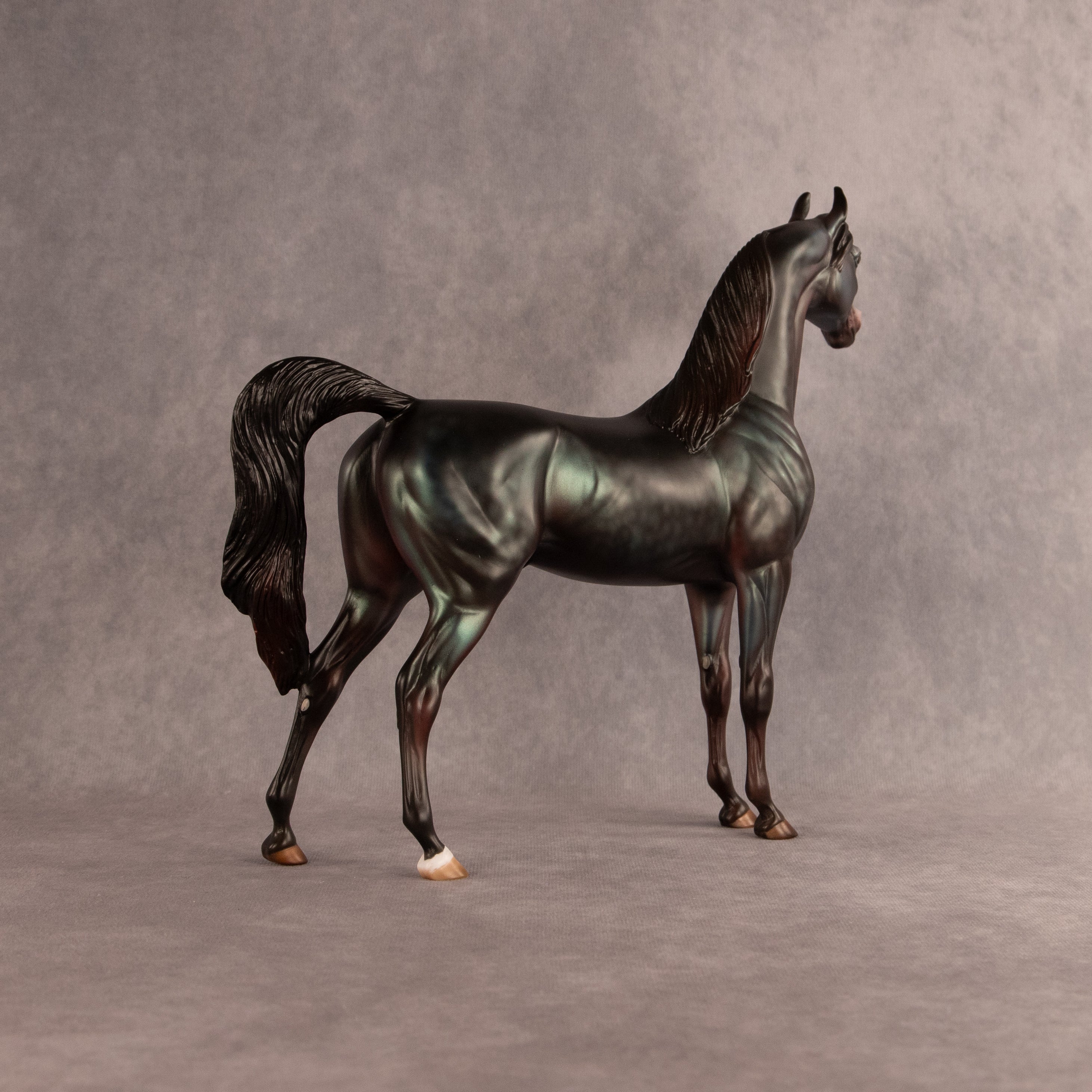 Seafoam OOAK Arabian Stallion by Julie Keim EQ26