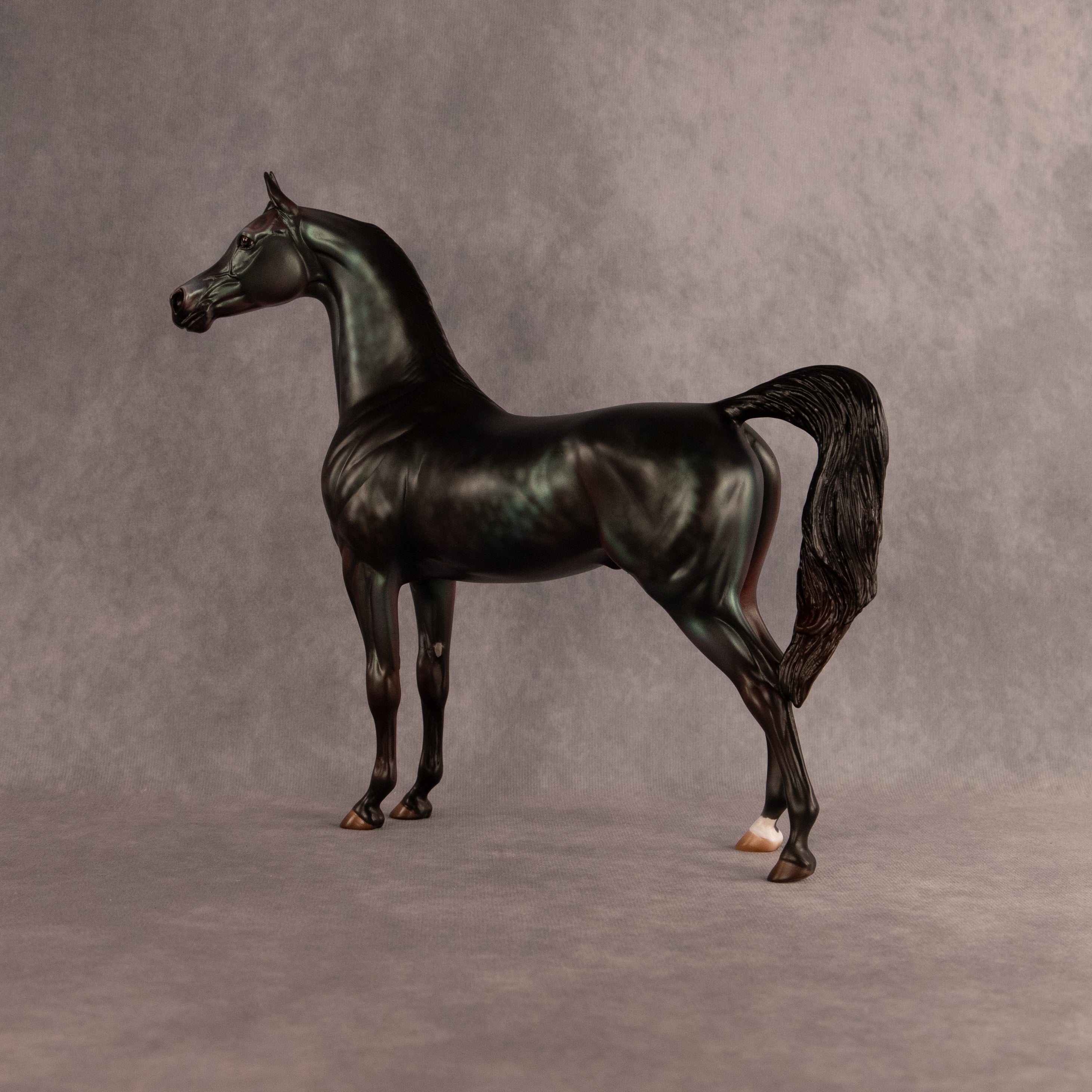 Seafoam OOAK Arabian Stallion by Julie Keim EQ26