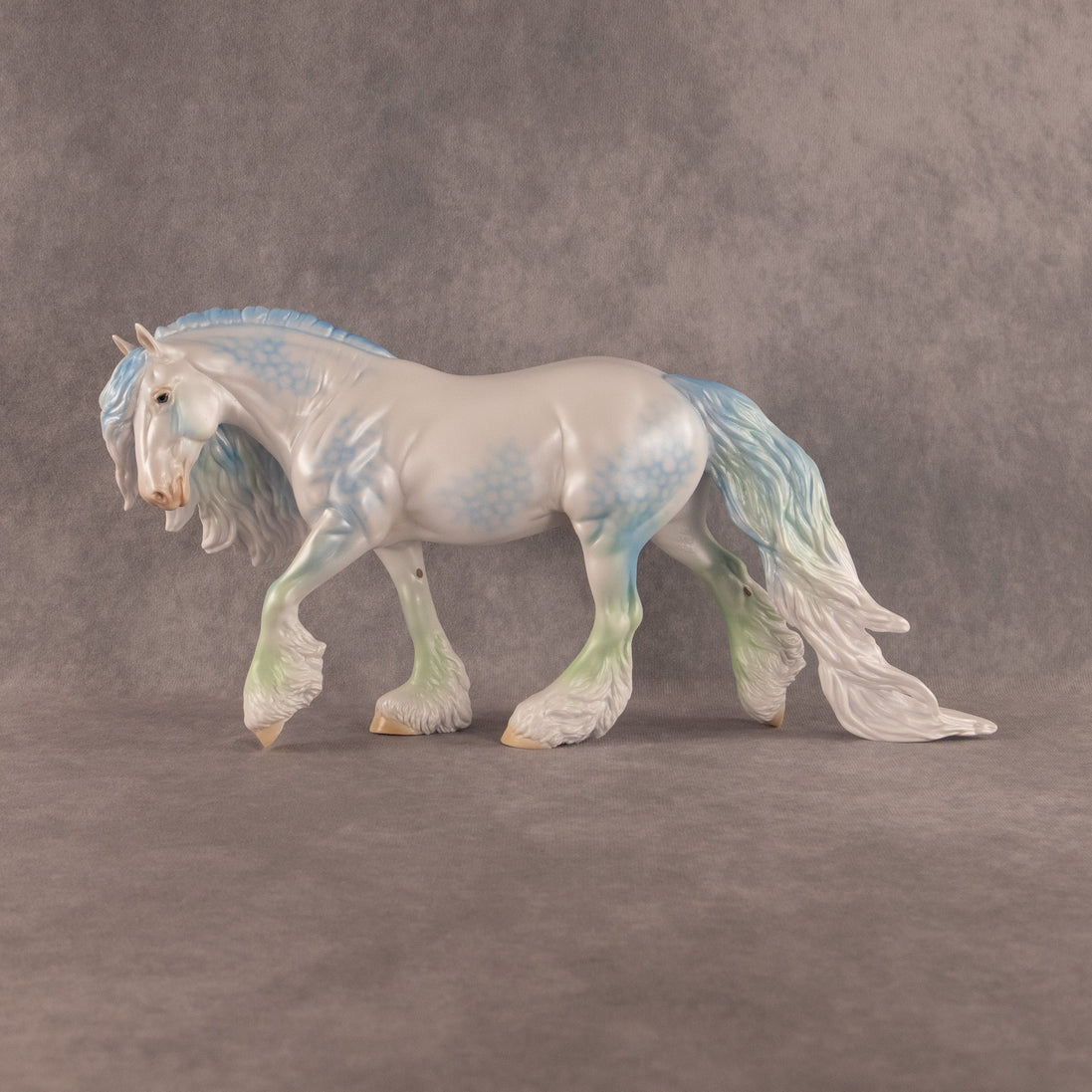 Seaglass OOAK FCM Irish Cob by Ellen Robbins EQ26