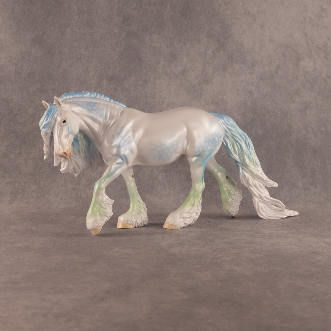 Seaglass OOAK FCM Irish Cob by Ellen Robbins EQ26