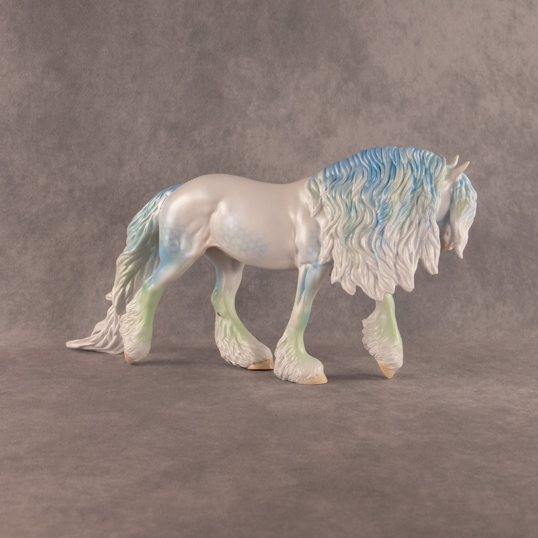 Seaglass OOAK FCM Irish Cob by Ellen Robbins EQ26