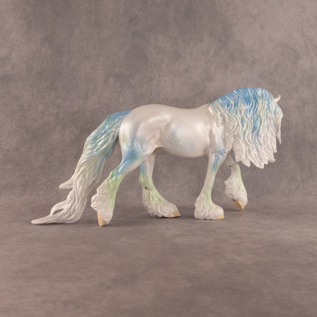 Seaglass OOAK FCM Irish Cob by Ellen Robbins EQ26