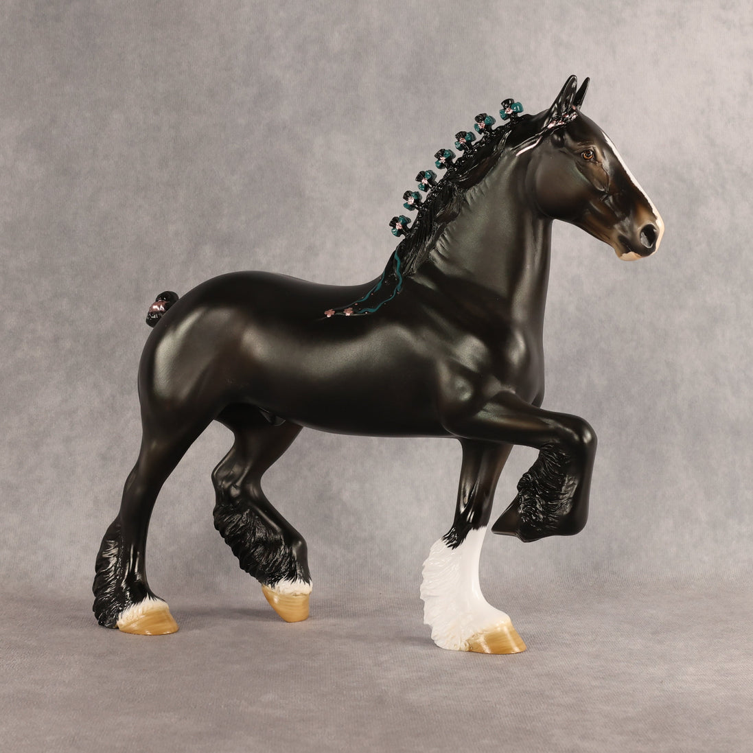 Sebastian OOAK Trotting Drafter by Angela Marleau EQ26
