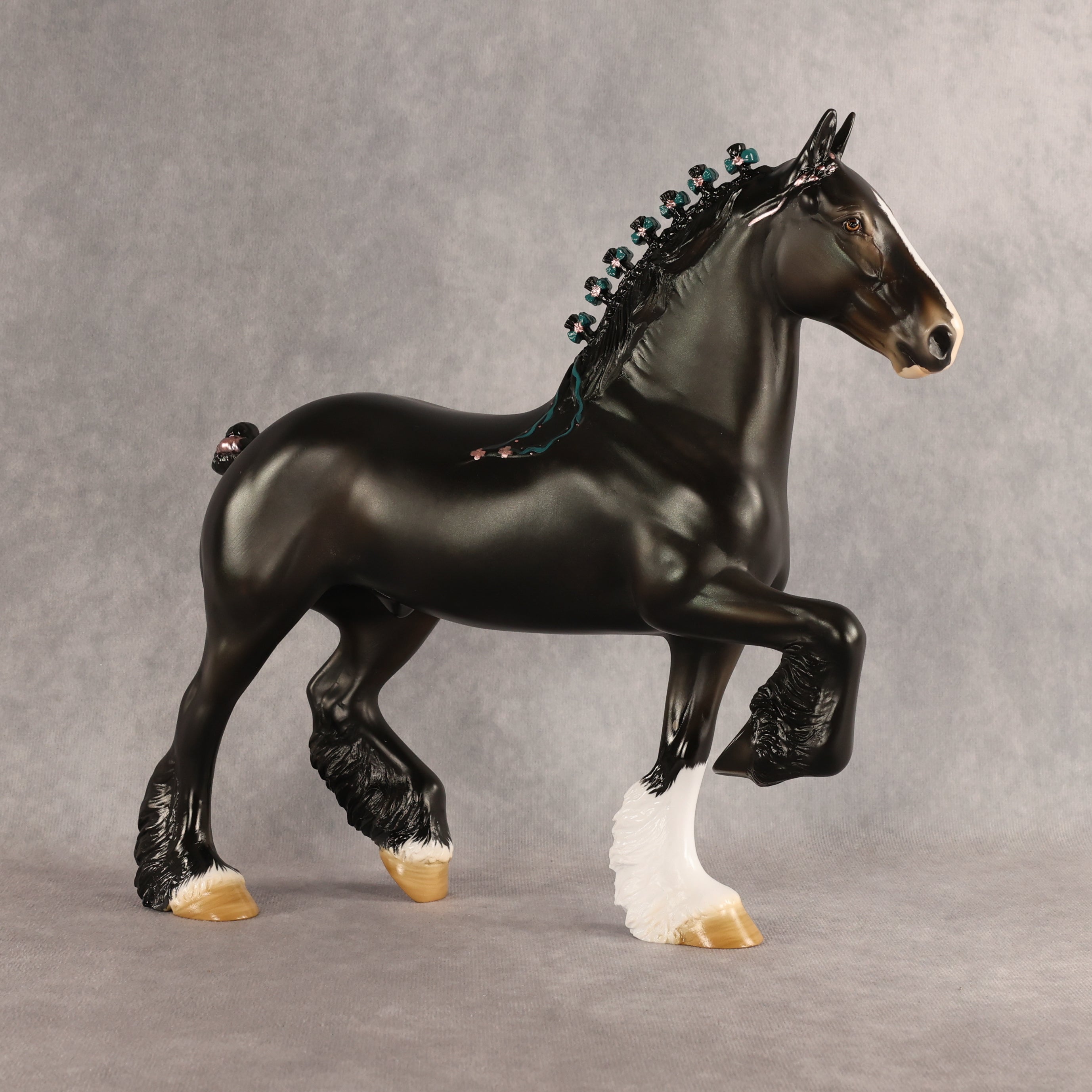 Sebastian OOAK Trotting Drafter by Angela Marleau EQ26
