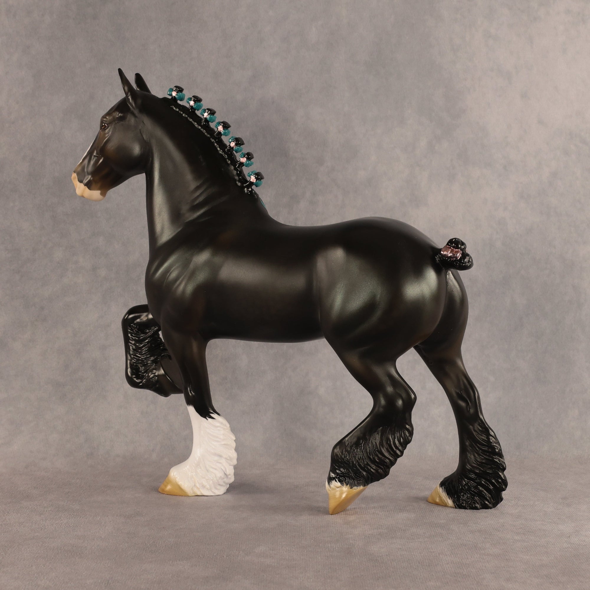 Sebastian OOAK Trotting Drafter by Angela Marleau EQ26