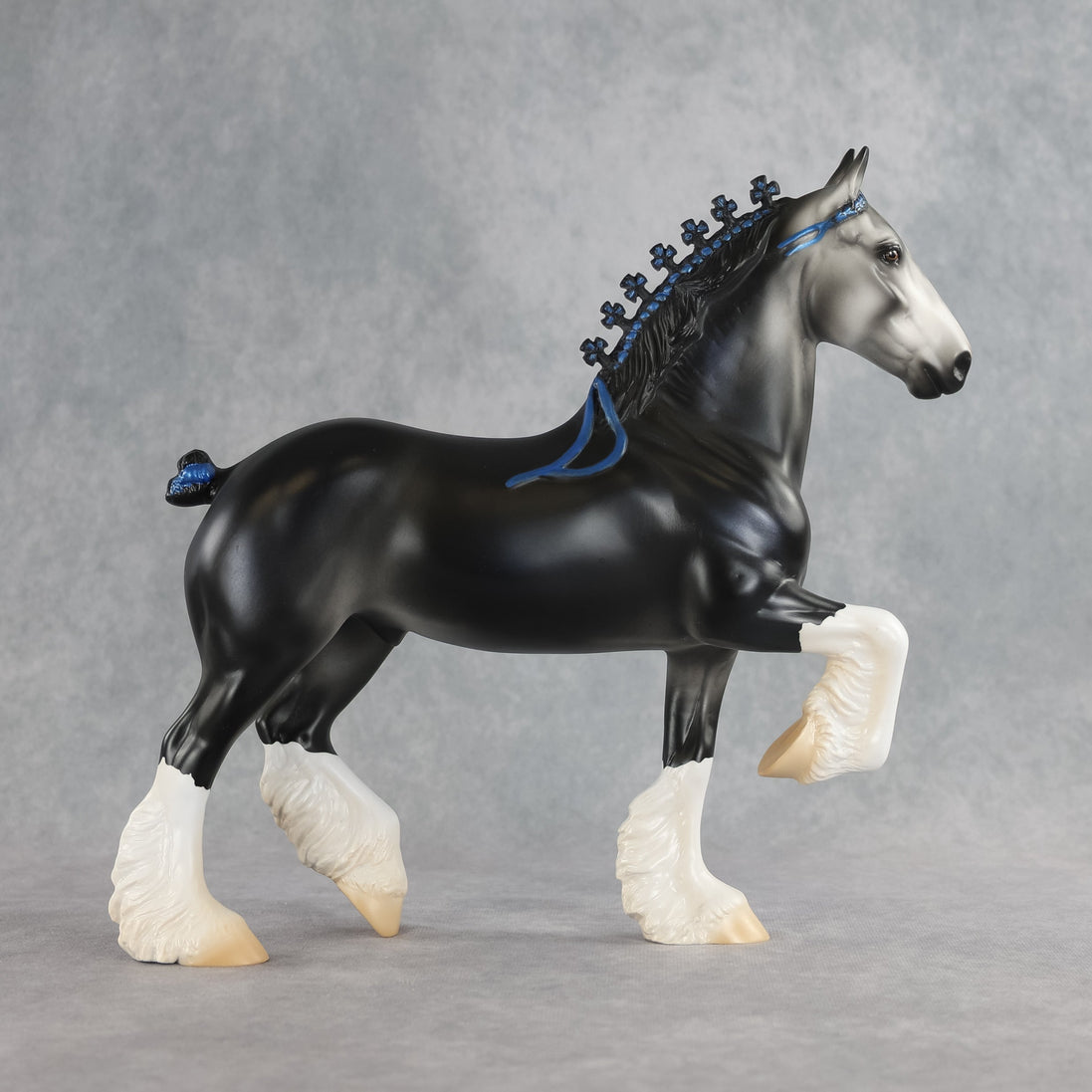 Semi Immediate Steel  OOAK Trotting Drafter by Jess Hamill SHCF26