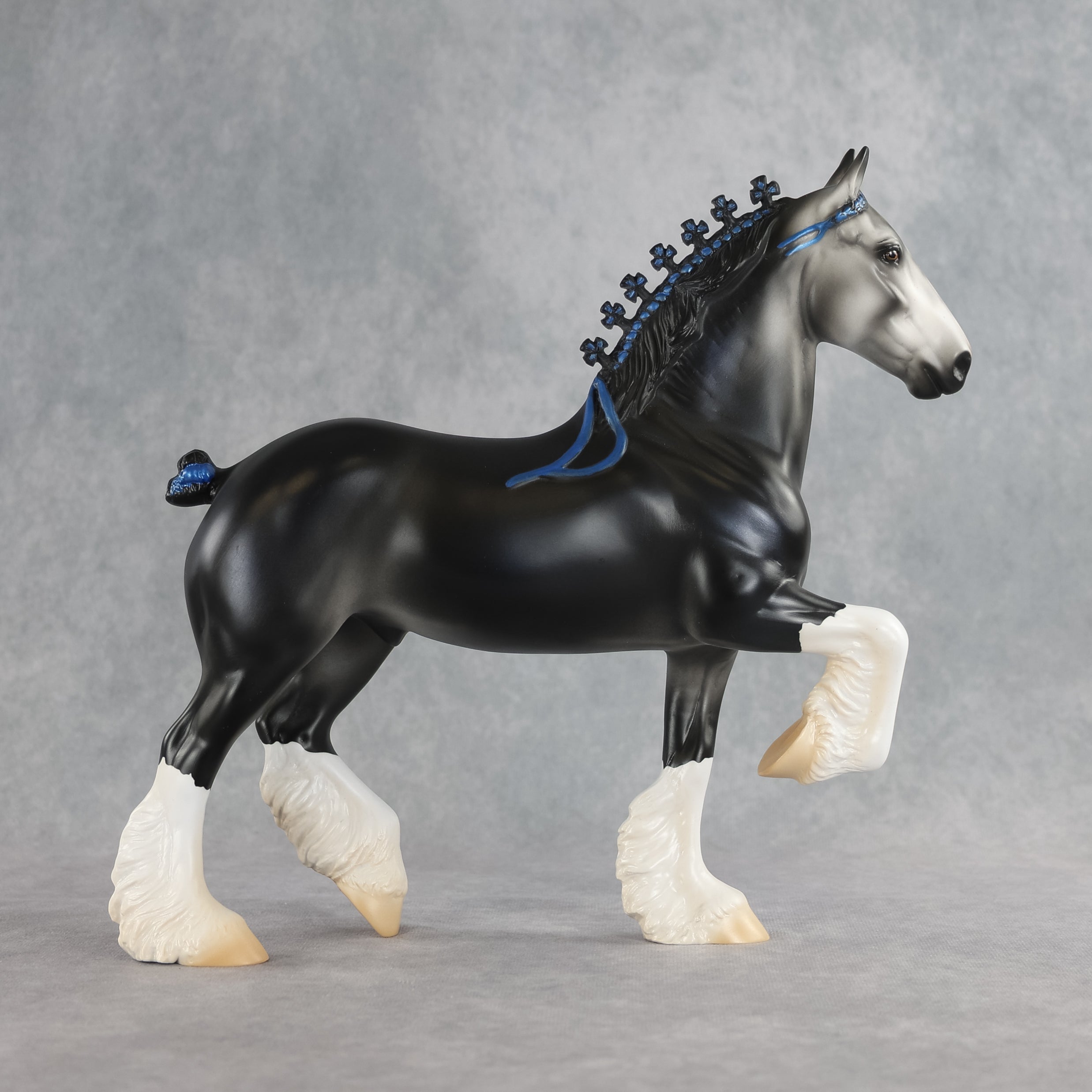 Semi Immediate Steel  OOAK Trotting Drafter by Jess Hamill SHCF26