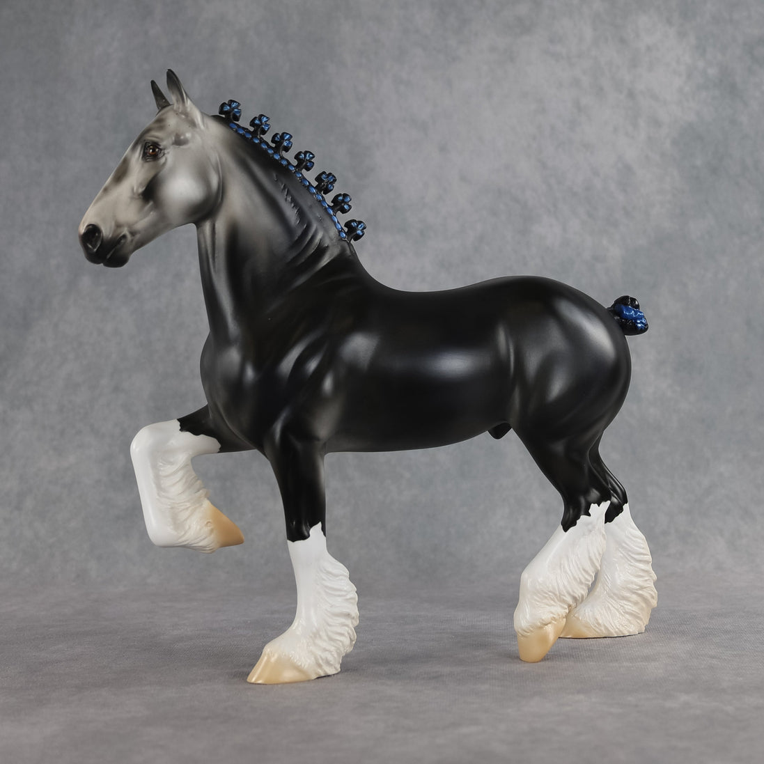 Semi Immediate Steel  OOAK Trotting Drafter by Jess Hamill SHCF26