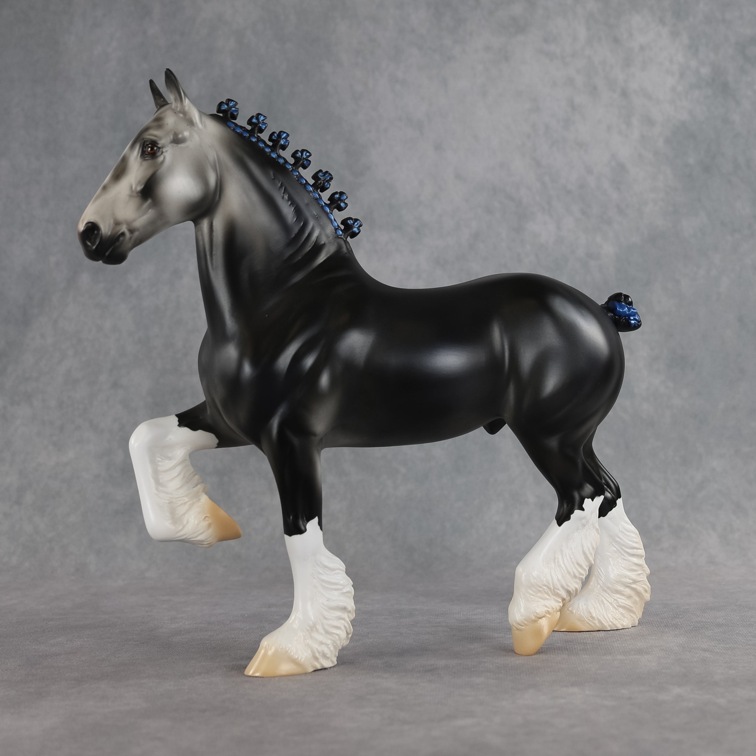 Semi Immediate Steel  OOAK Trotting Drafter by Jess Hamill SHCF26