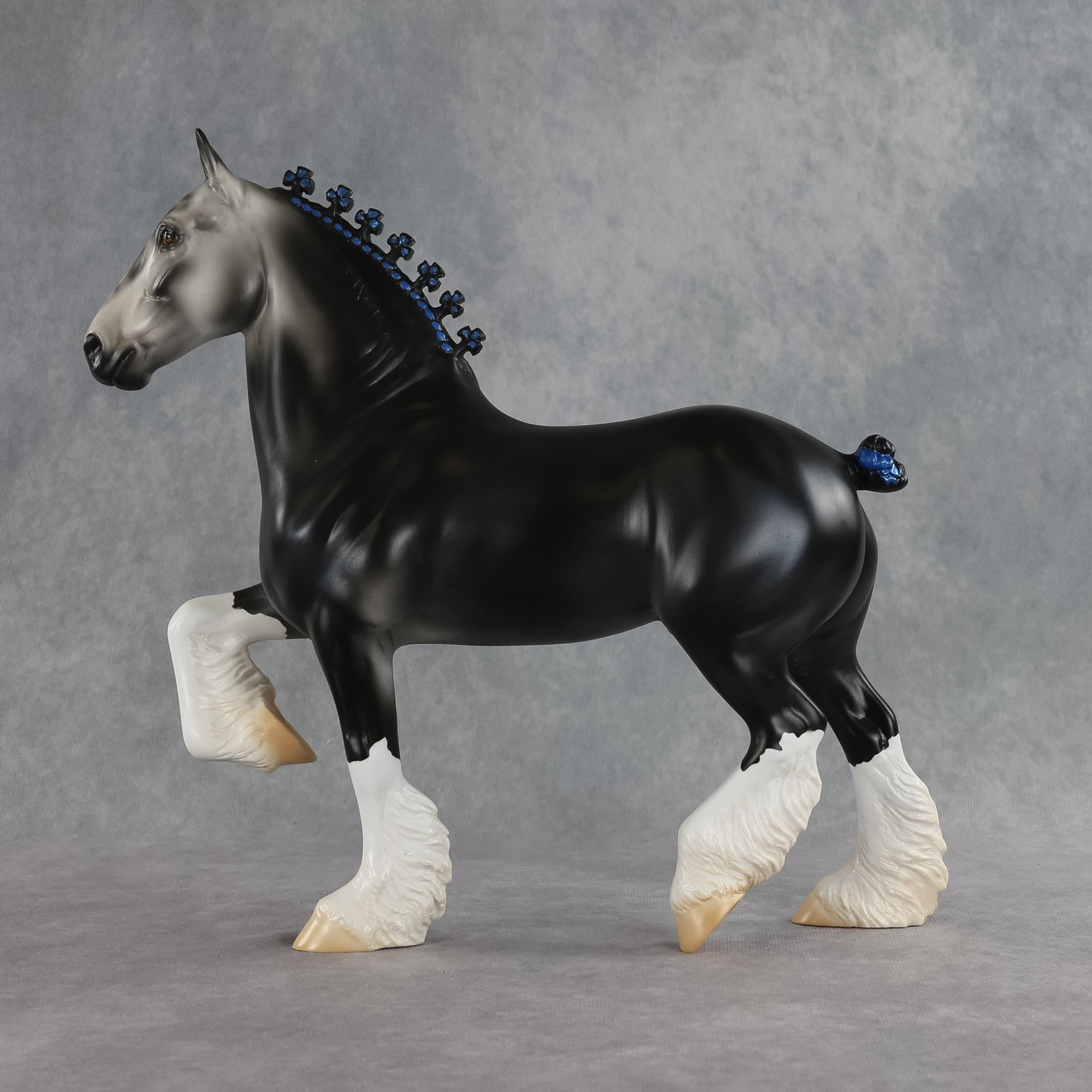 Semi Immediate Steel  OOAK Trotting Drafter by Jess Hamill SHCF26