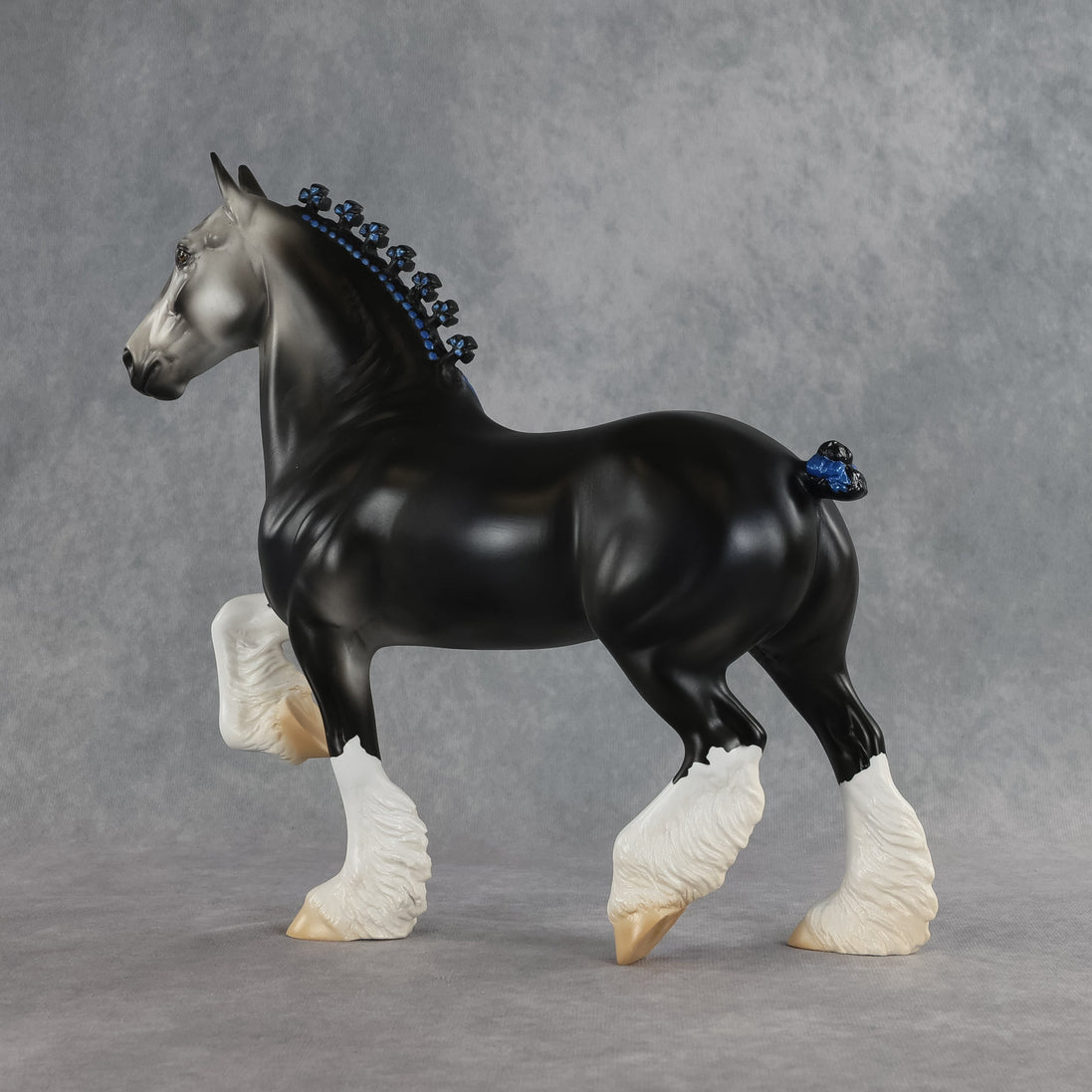 Semi Immediate Steel  OOAK Trotting Drafter by Jess Hamill SHCF26