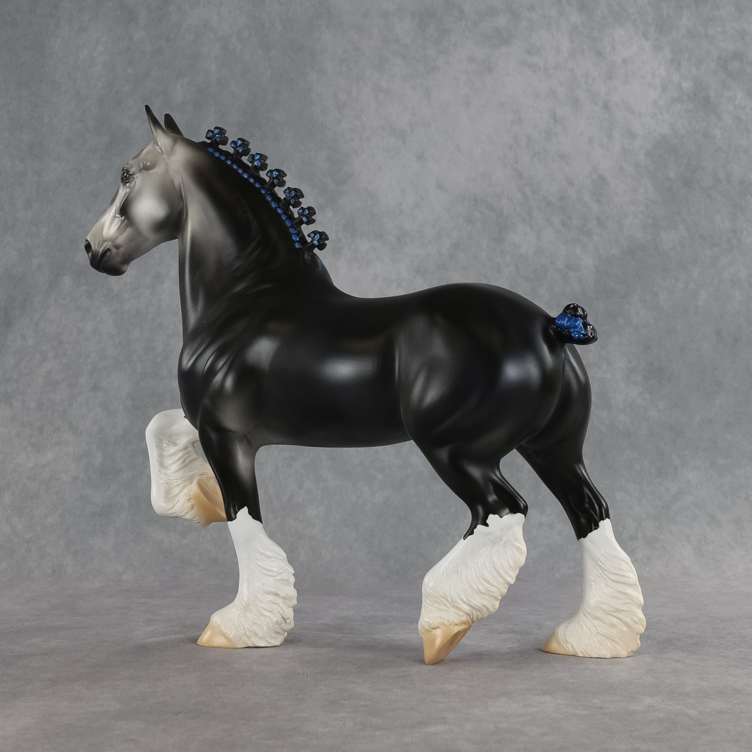 Semi Immediate Steel  OOAK Trotting Drafter by Jess Hamill SHCF26