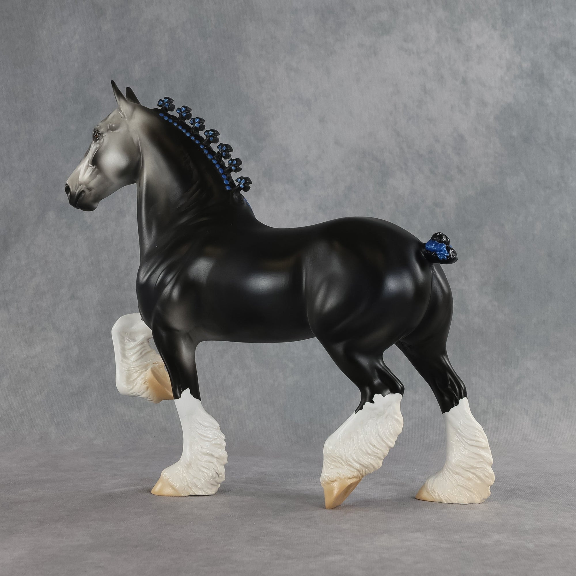 Semi Immediate Steel  OOAK Trotting Drafter by Jess Hamill SHCF26
