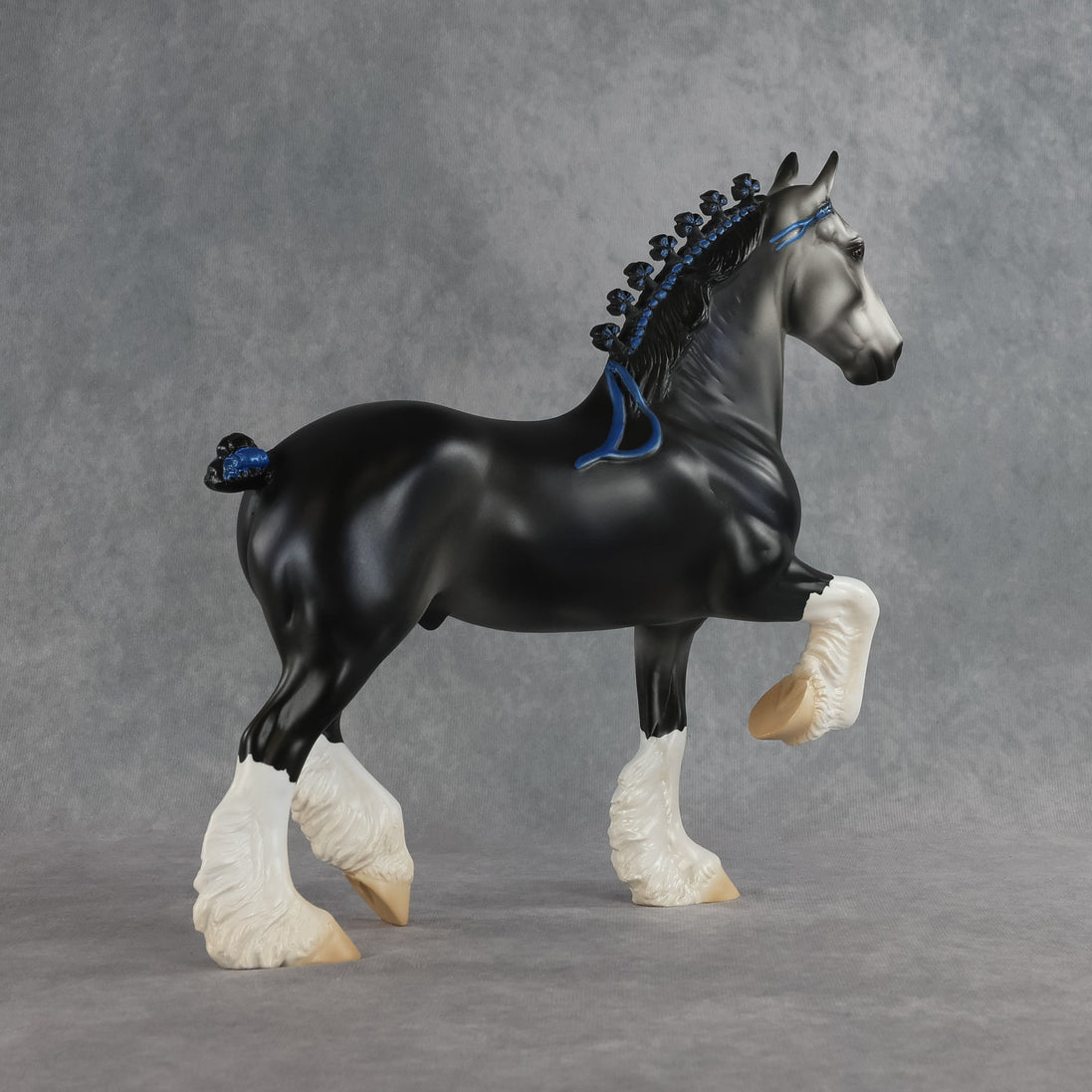 Semi Immediate Steel  OOAK Trotting Drafter by Jess Hamill SHCF26