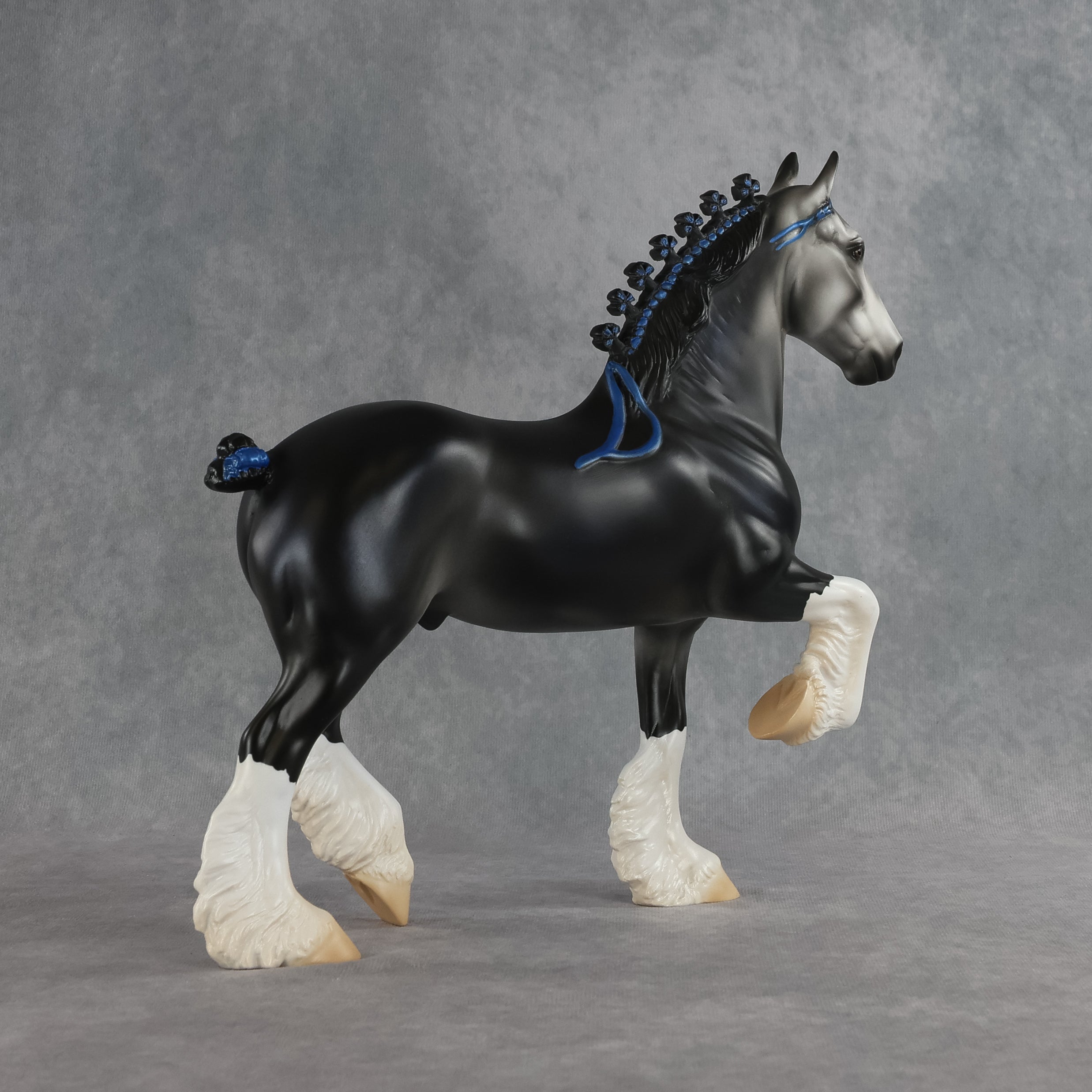 Semi Immediate Steel  OOAK Trotting Drafter by Jess Hamill SHCF26