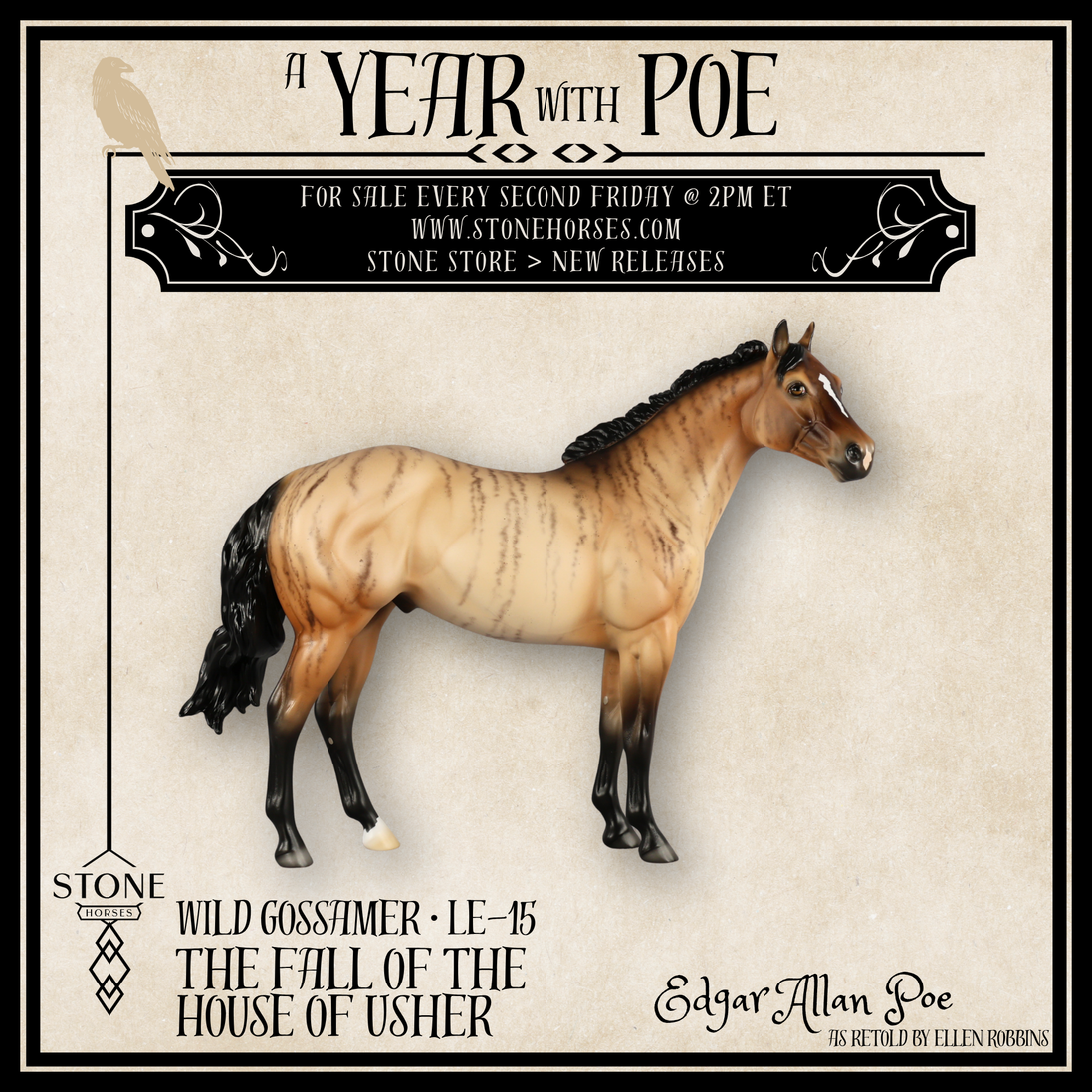 Wild Gossamer LE-15 FCM Ideal Stock Horse by Ellen Robbins YP26