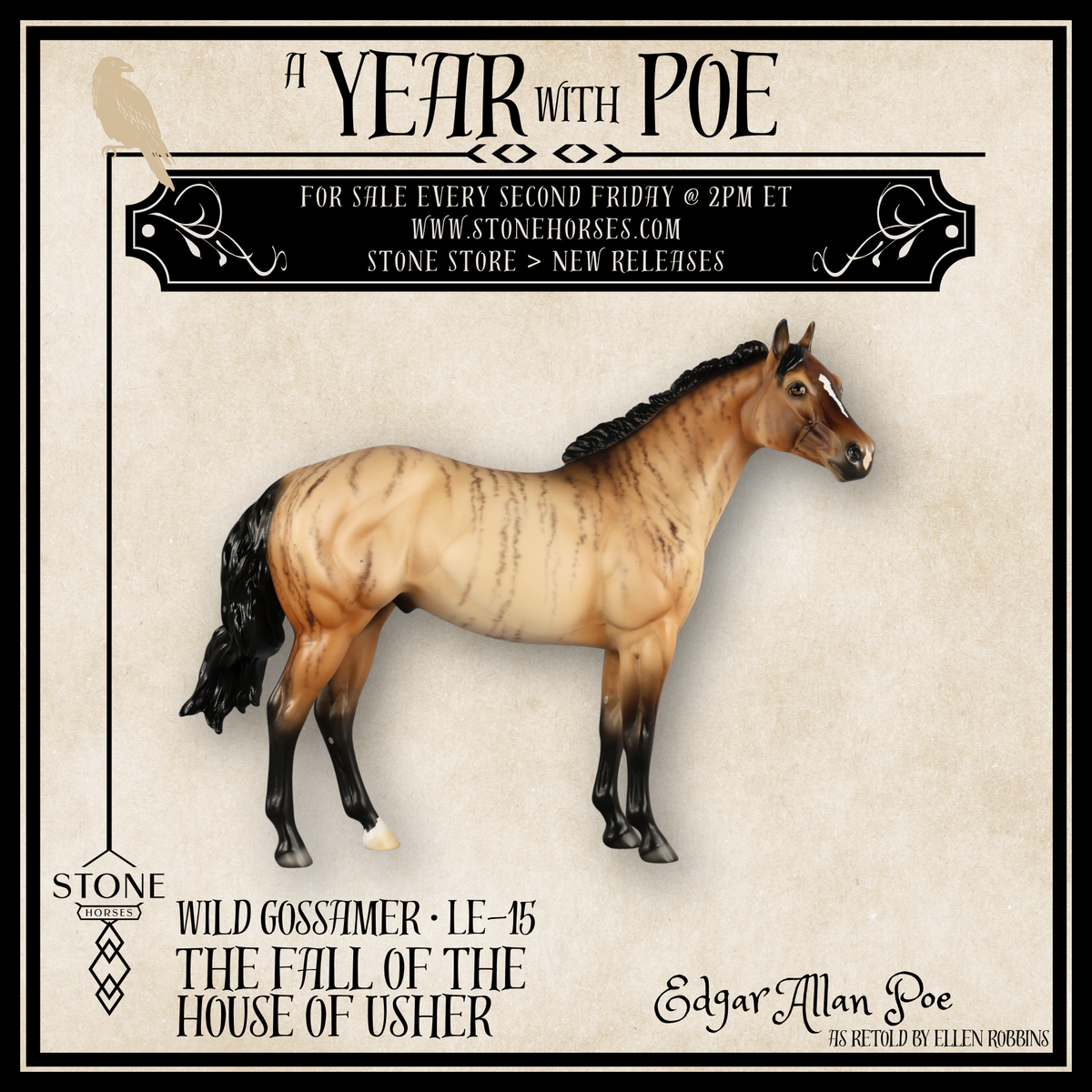 Wild Gossamer LE-15 FCM Ideal Stock Horse by Ellen Robbins YP26