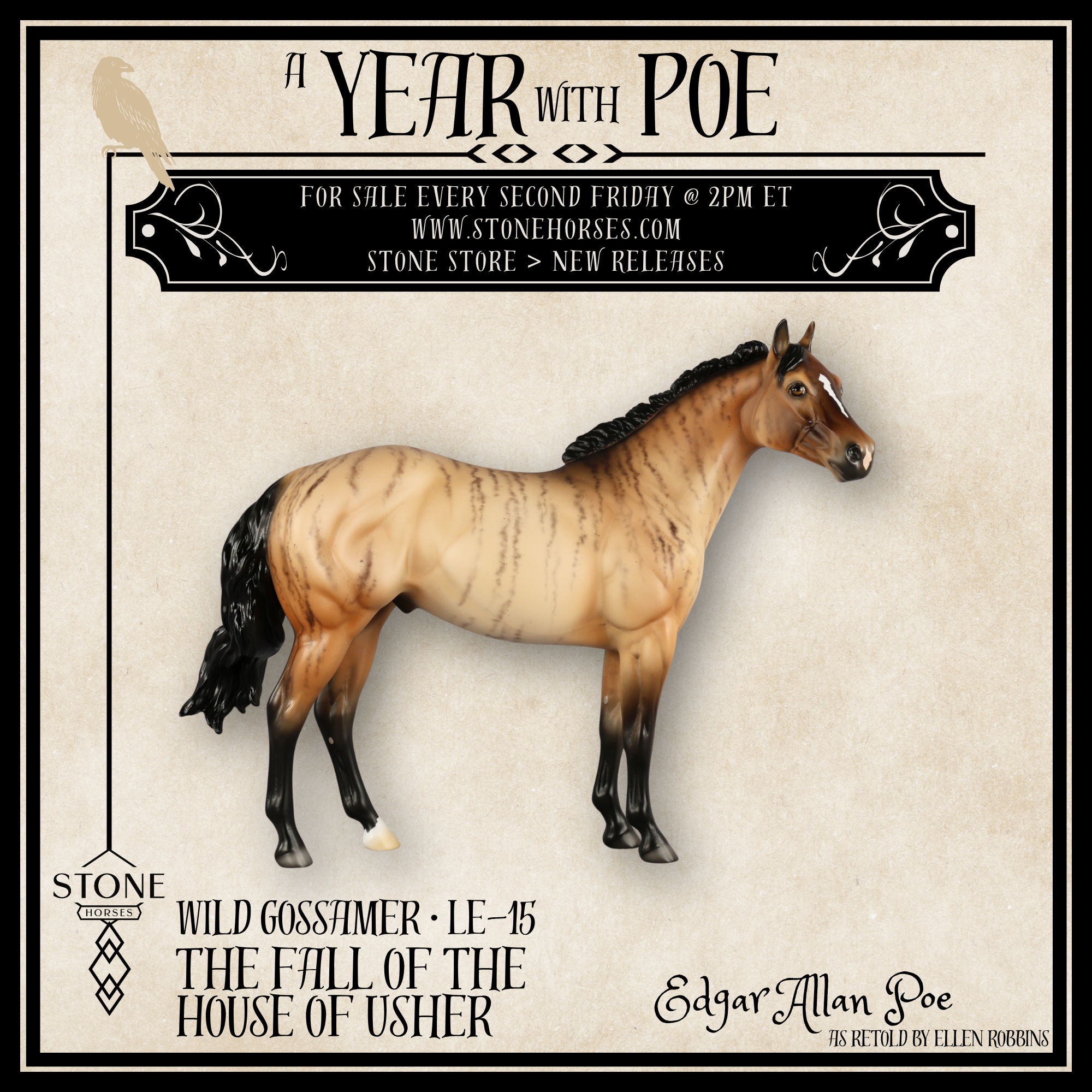 Wild Gossamer LE-15 FCM Ideal Stock Horse by Ellen Robbins YP26