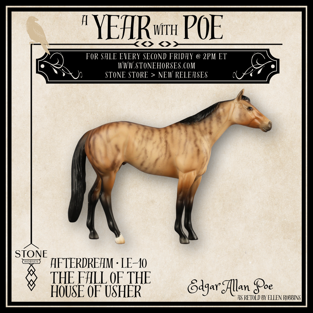 Afterdream LE-10 FCM Chip Stock Horse by Ellen Robbins YP26