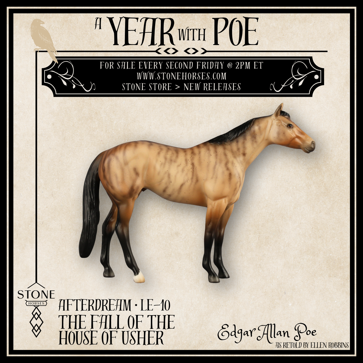 Afterdream LE-10 FCM Chip Stock Horse by Ellen Robbins YP26