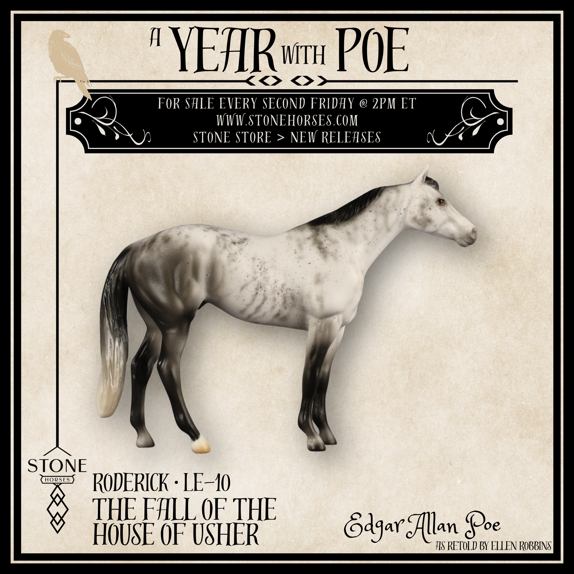 Roderick LE-10 FCM Chip Stock Horse by Ellen Robbins YP26