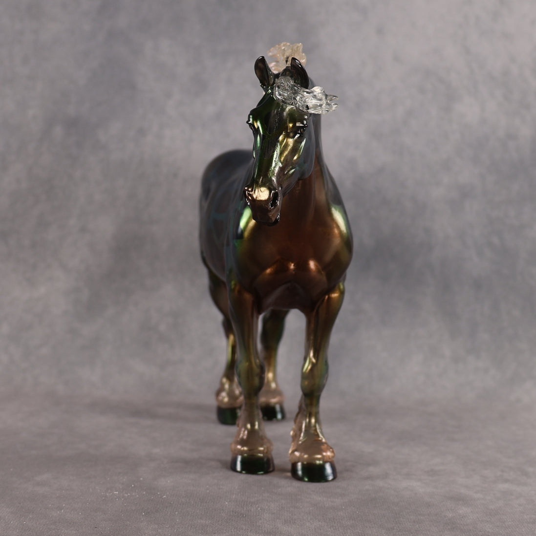 Serengeti OOAK FCM Clearware Bunny by Erin Corbett EBSD26