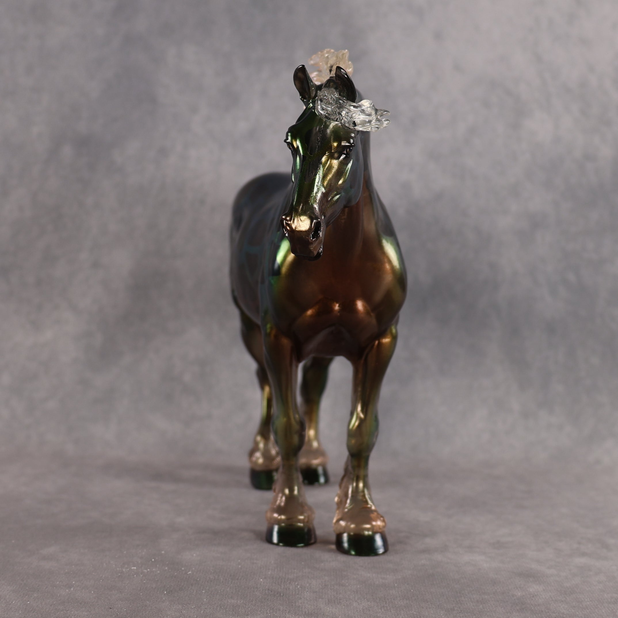 Serengeti OOAK FCM Clearware Bunny by Erin Corbett EBSD26
