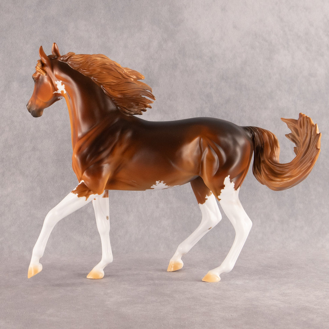 Sidewalk Flock Art OOAK Arabian Mare by Kristian Beverly EQ26