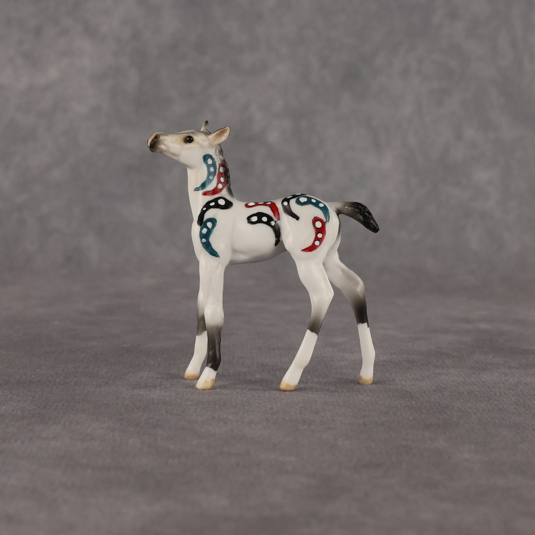 Silence of the Flockies OOAK Chip Foal by Dawn Quick EQ26