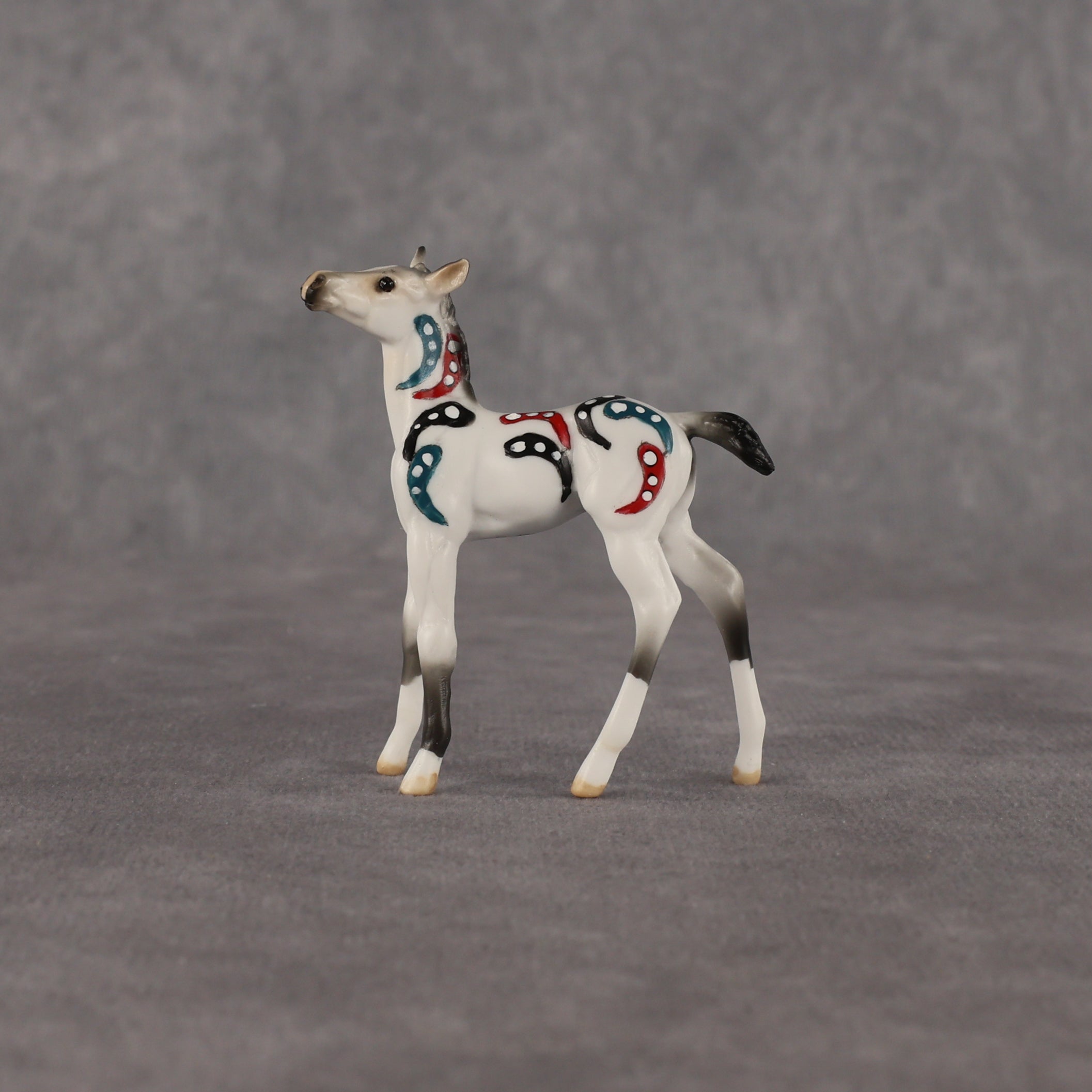 Silence of the Flockies OOAK Chip Foal by Dawn Quick EQ26