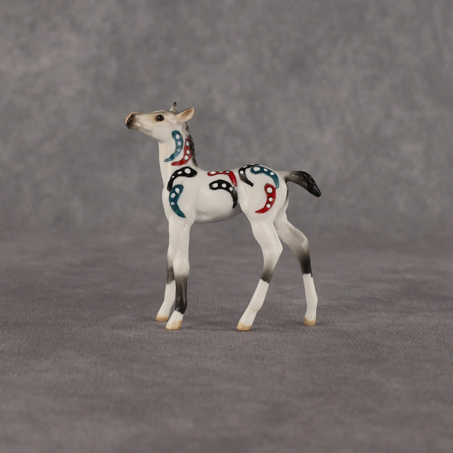 Silence of the Flockies OOAK Chip Foal by Dawn Quick EQ26