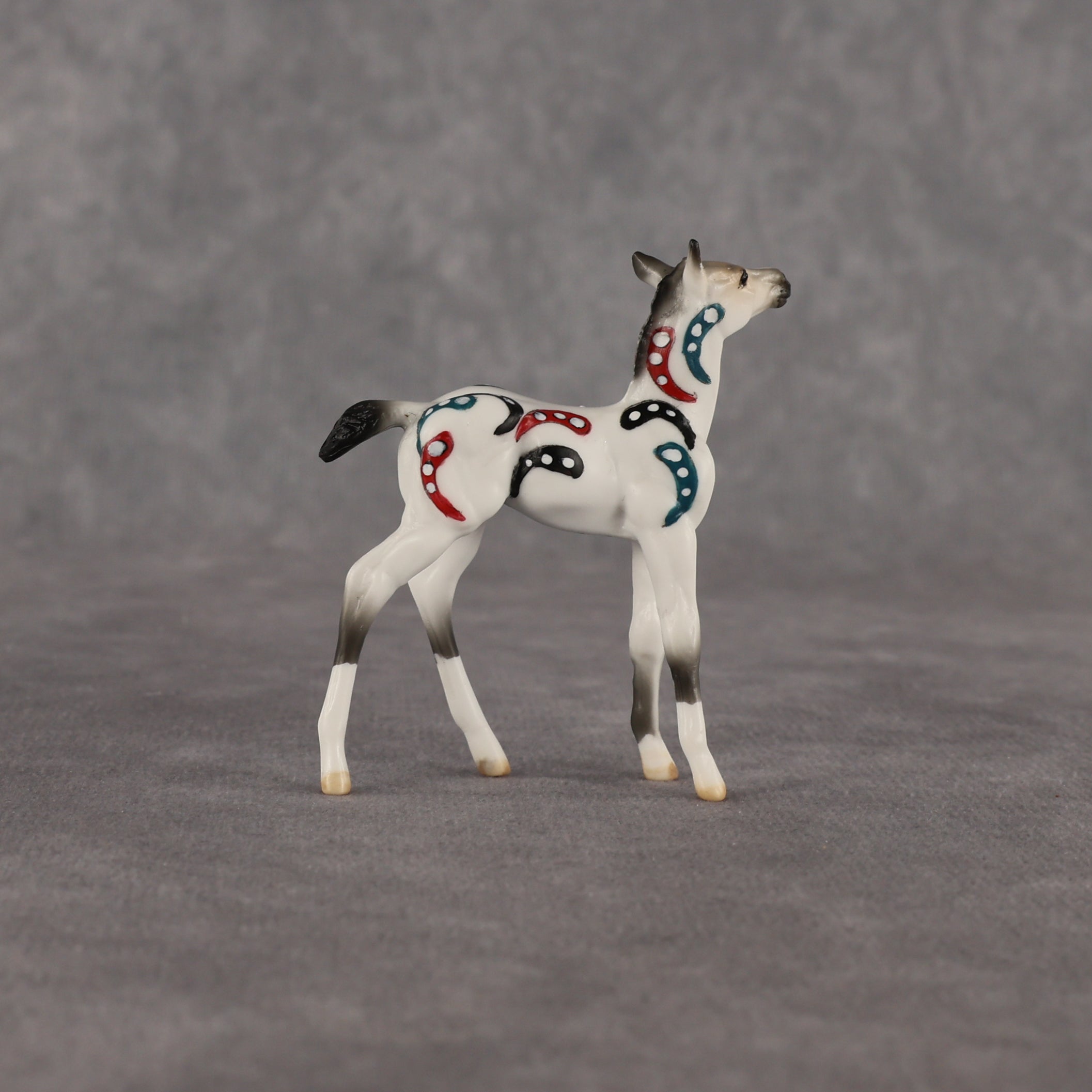 Silence of the Flockies OOAK Chip Foal by Dawn Quick EQ26