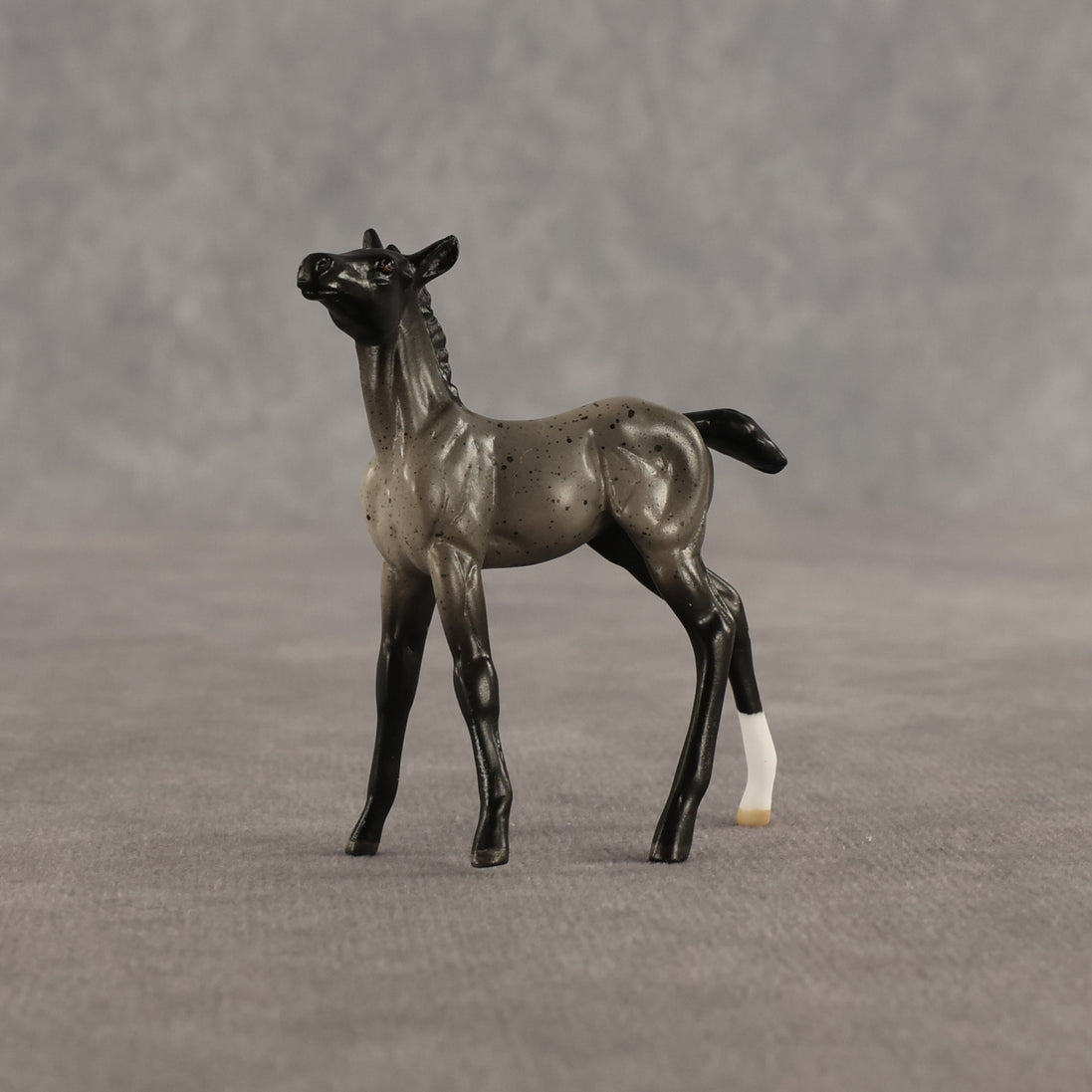 Sterling & Silver OOAK Chip FCM Stock Horse & Chip Foal by Anna Rieck SCD26