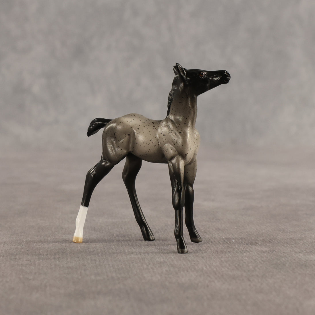 Sterling & Silver OOAK Chip FCM Stock Horse & Chip Foal by Anna Rieck SCD26