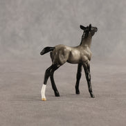 Sterling & Silver OOAK Chip FCM Stock Horse & Chip Foal by Anna Rieck SCD26