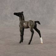 Sterling & Silver OOAK Chip FCM Stock Horse & Chip Foal by Anna Rieck SCD26