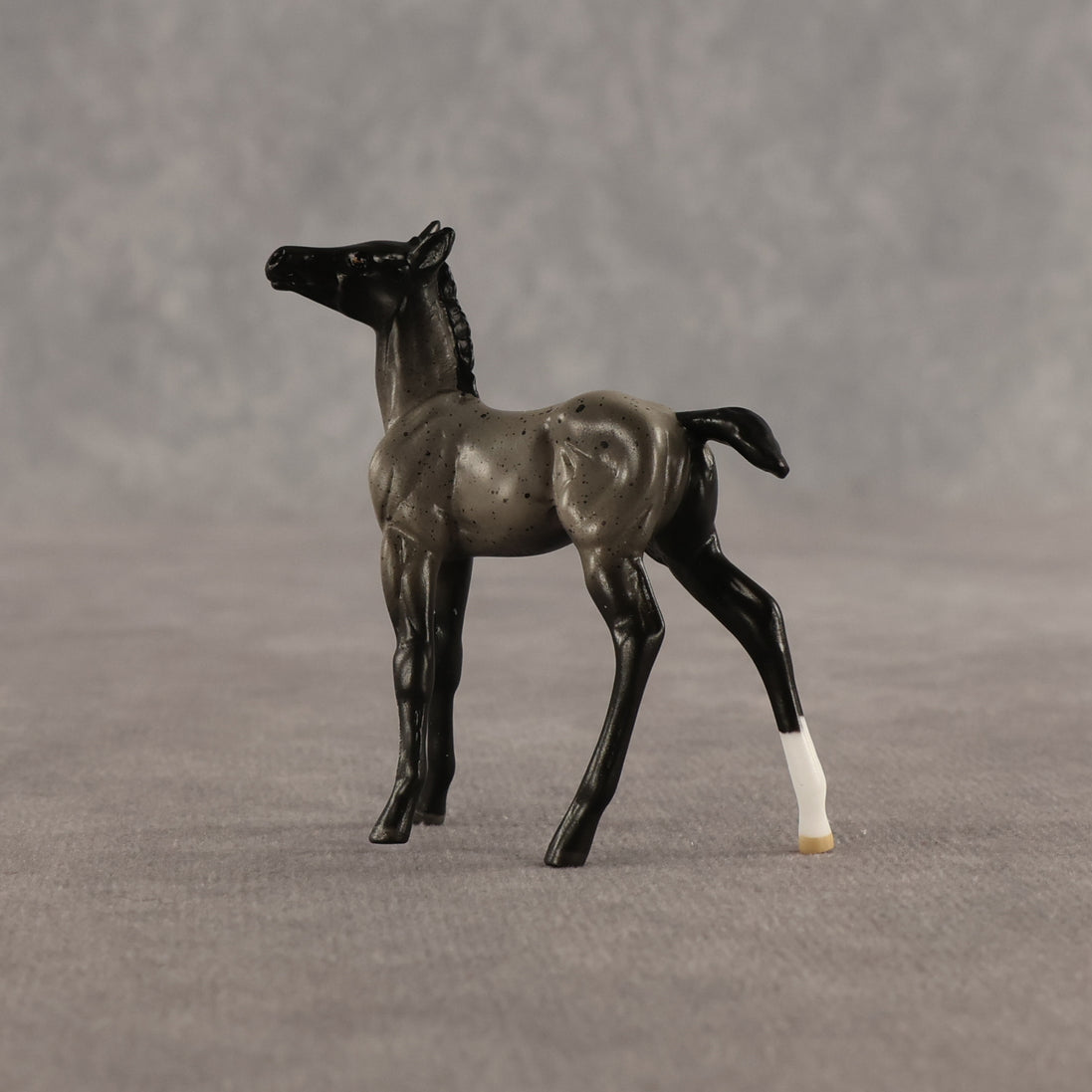 Sterling & Silver OOAK Chip FCM Stock Horse & Chip Foal by Anna Rieck SCD26