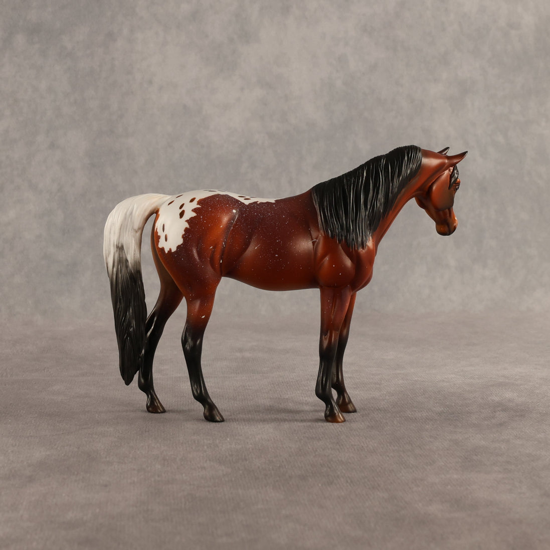 Silver Blaze OOAK Pebble Arabian Mare by Dawn Quick SHCF26