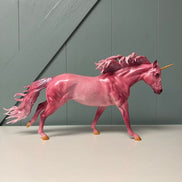 Sisto OOAK Custom Dappled Pink Deco Running Stock Horse Mare By Caroline Boydston Best Offers