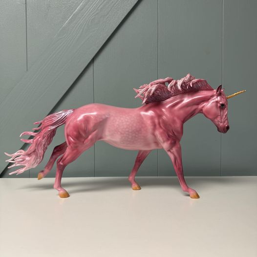 Sisto OOAK Custom Dappled Pink Deco Running Stock Horse Mare By Caroline Boydston Best Offers