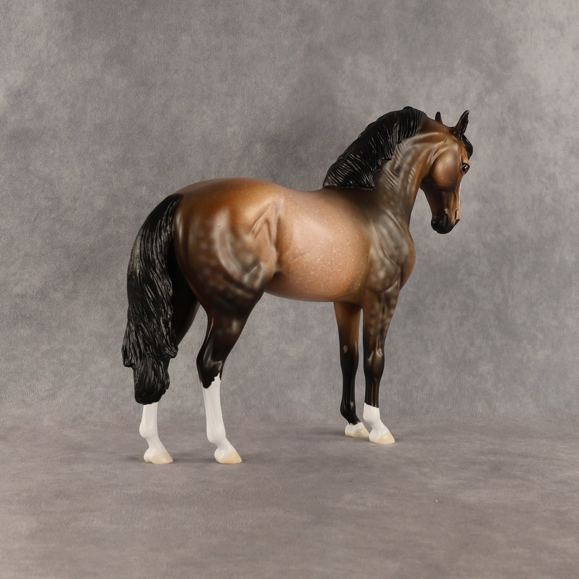 Smoke Clears OOAK FCM Andalusian by Dawn Quick SHCF26
