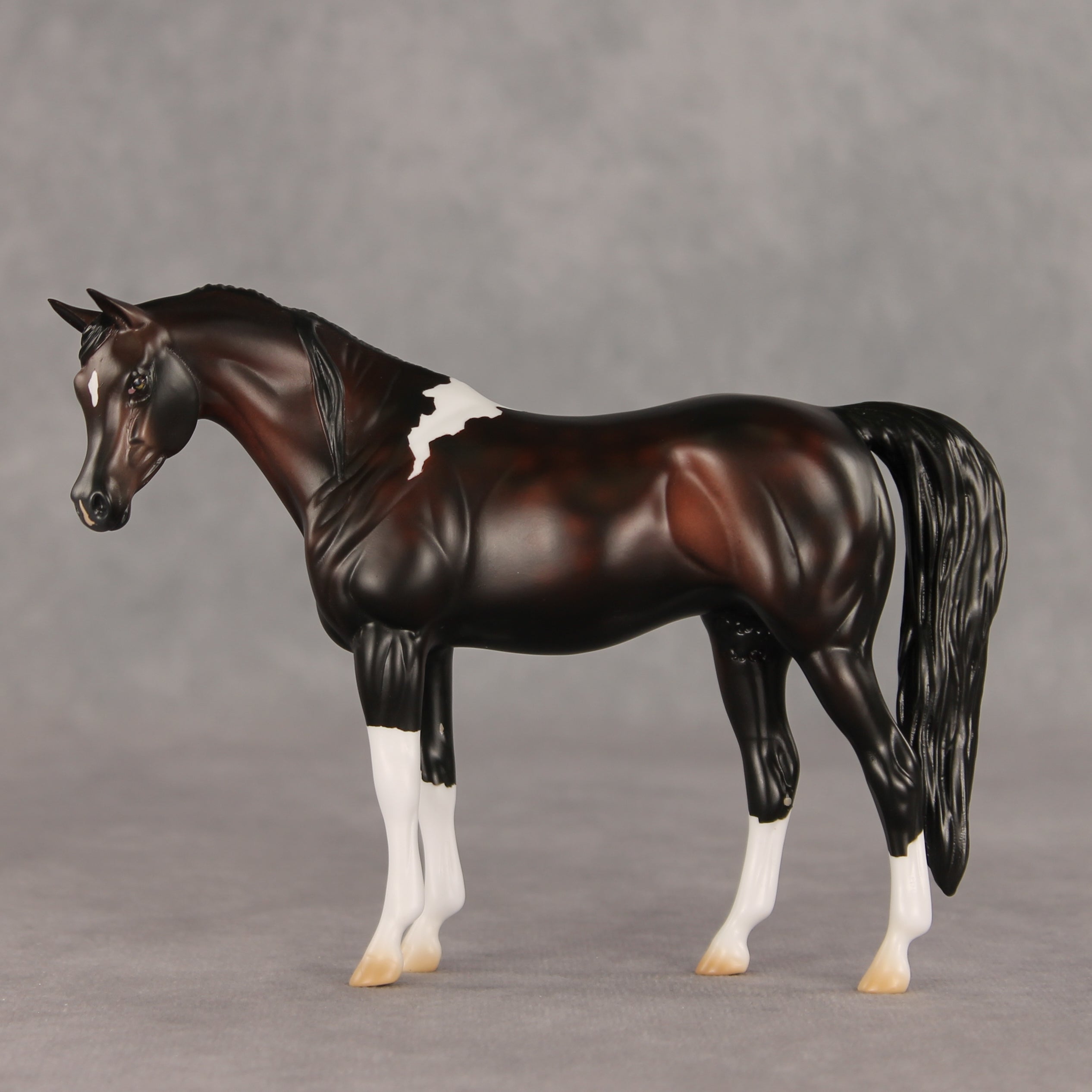 Snow Day OOAK Pebble Arabian Mare by Anna Rieck VV26