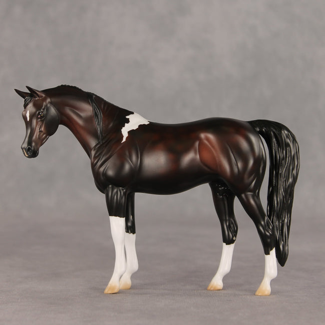 Snow Day OOAK Pebble Arabian Mare by Anna Rieck VV26