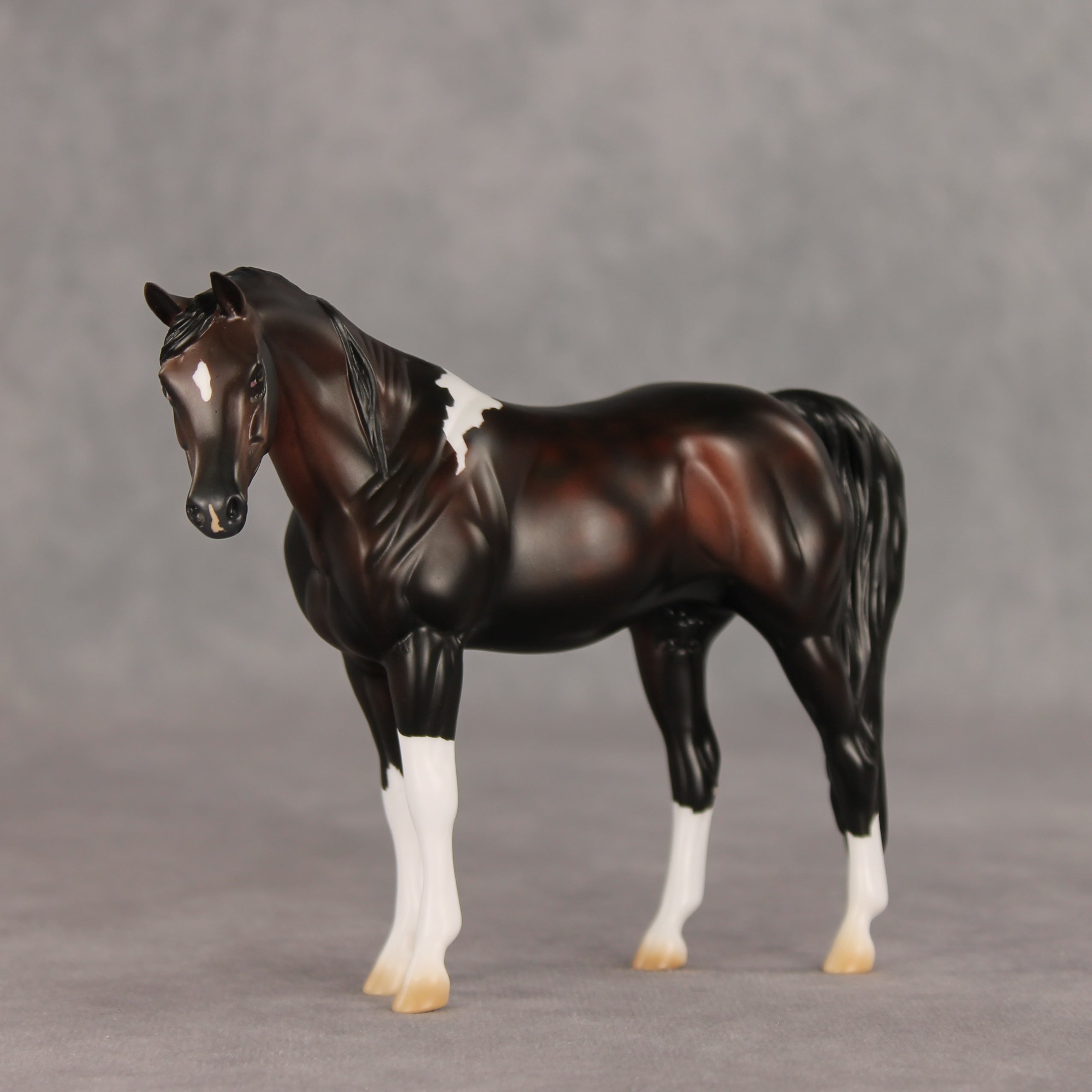 Snow Day OOAK Pebble Arabian Mare by Anna Rieck VV26